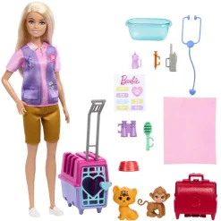 Coffret Barbie sauvetage d'animaux^Mattel Discount