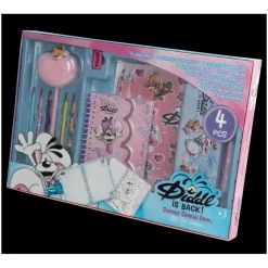 Coffret cadeau plumier stylo Carnet A6 et autocollants Diddl is Back^Kontiki Outlet