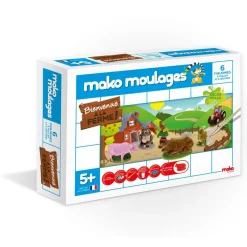 Coffret Créatif Moulages - 6 Moules Ferme^Mako Sale