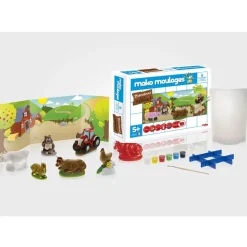 Coffret Créatif Moulages - 6 Moules Ferme^Mako Sale