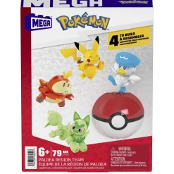 Coffret de 4 Pokémon et Poké ball - Construx Pokémon^MEGA Sale