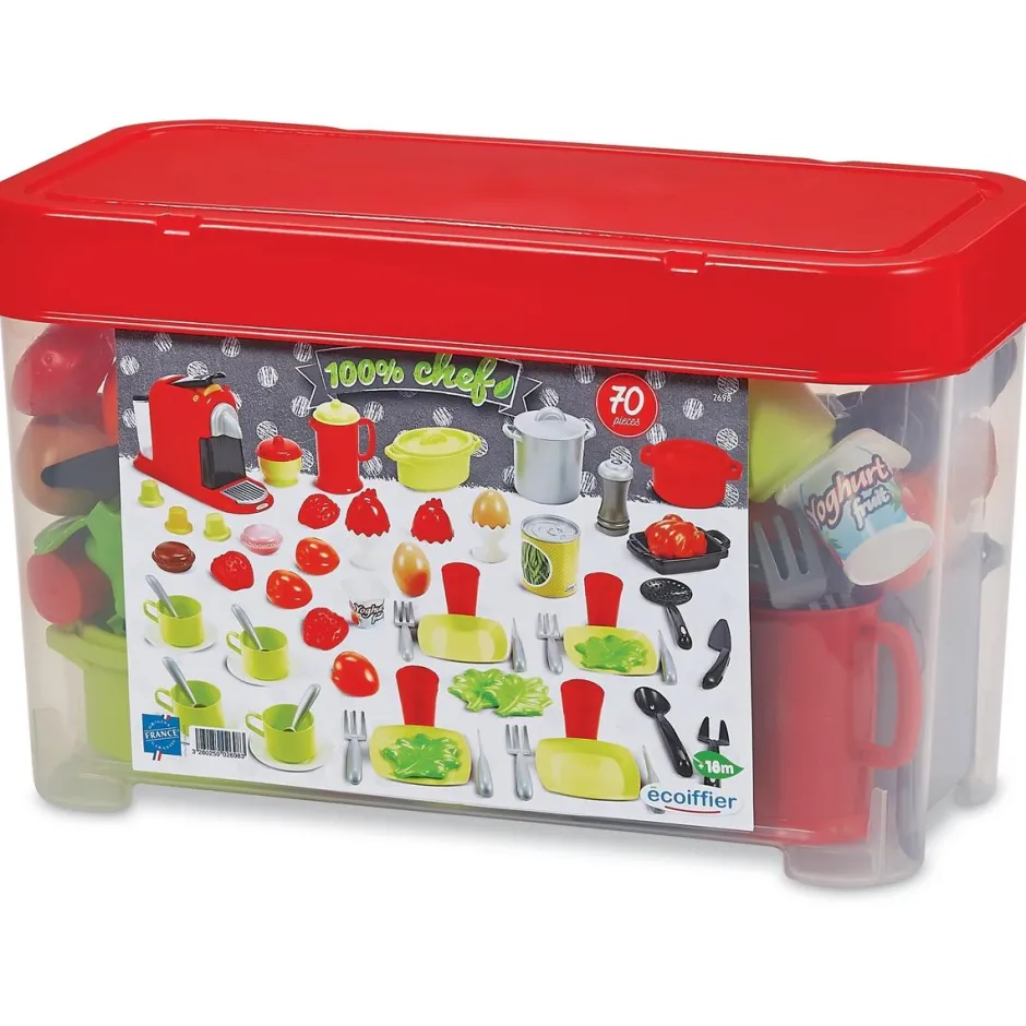 Coffret de dînette 70 pièces^Ecoiffier Best
