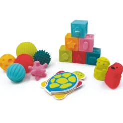 Coffret d'éveil - livres + cubes + balles^Ludi New