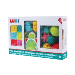 Coffret d'éveil - livres + cubes + balles^Ludi New