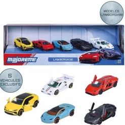 Coffret Lamborghini 5 véhicules^Majorette Sale