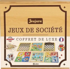 Coffret Luxe en bois jeux de société^Jeujura Online