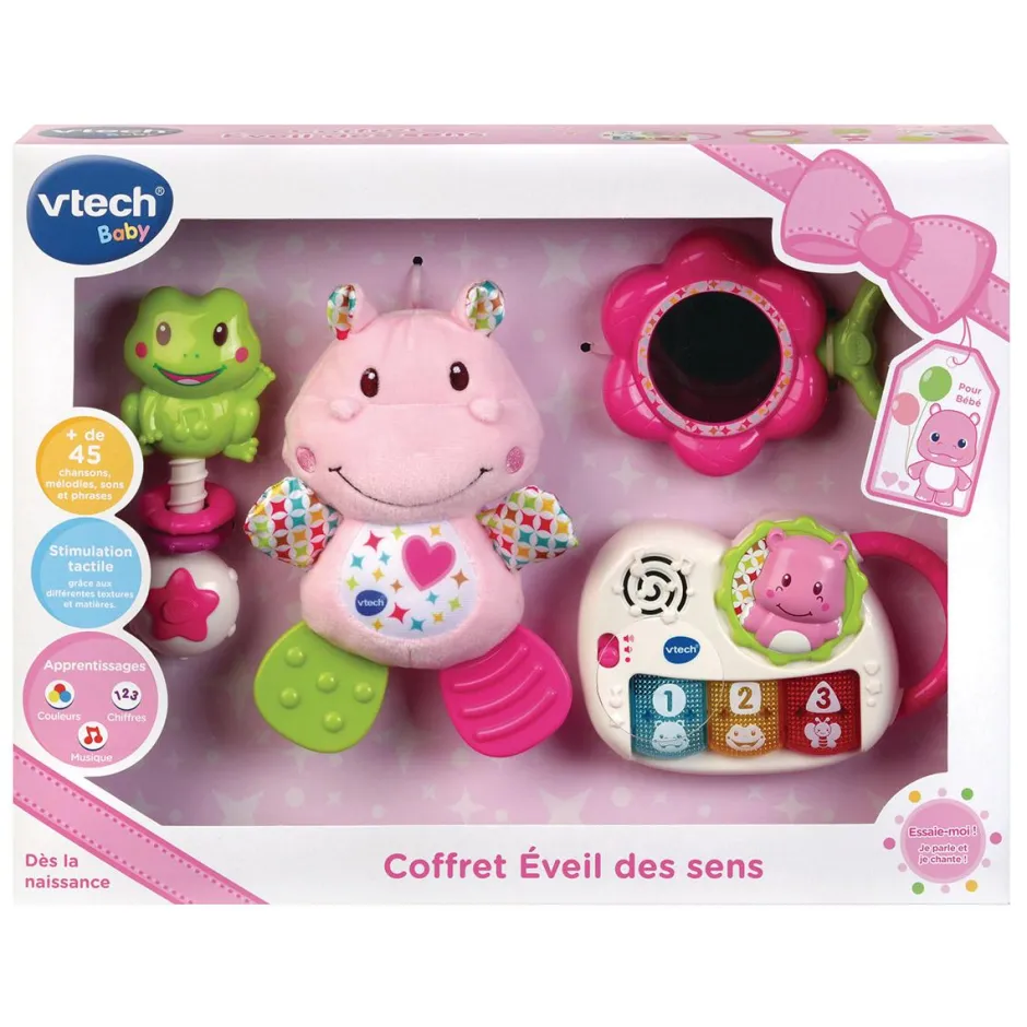 Coffret naissance éveil des sens rose^Varta Hot