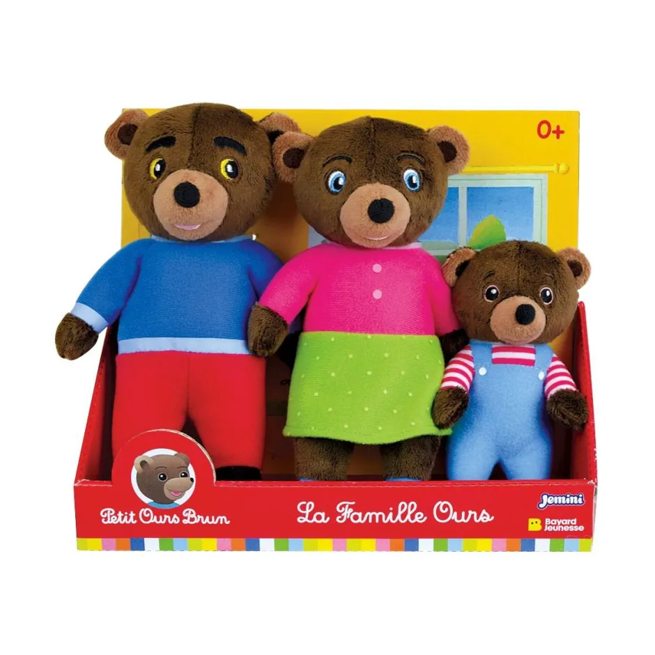 Coffret peluche famille Petit Ours Brun^Jemini Clearance