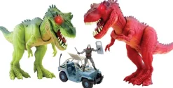 Combat De Dinosaures T Rex Articulés Avec Effets Sonores Et Lumineux^TEAM City Sale