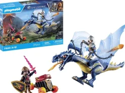 Combattants avec dragons et canon Novelmore 71644^Playmobil Discount