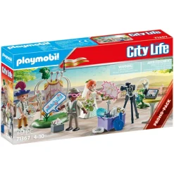 Couple de mariés et appareil photo City Life 71367^Playmobil Discount