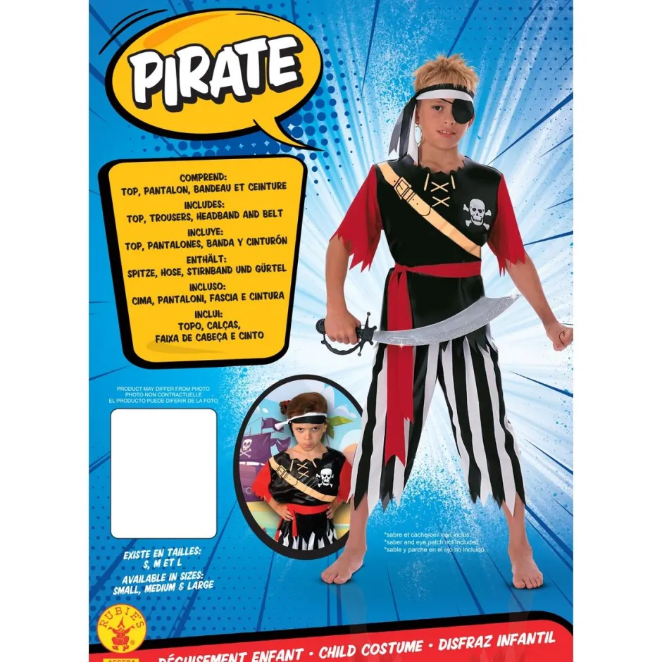 Déguisement Pirate 3-4 ans^Rubies Hot