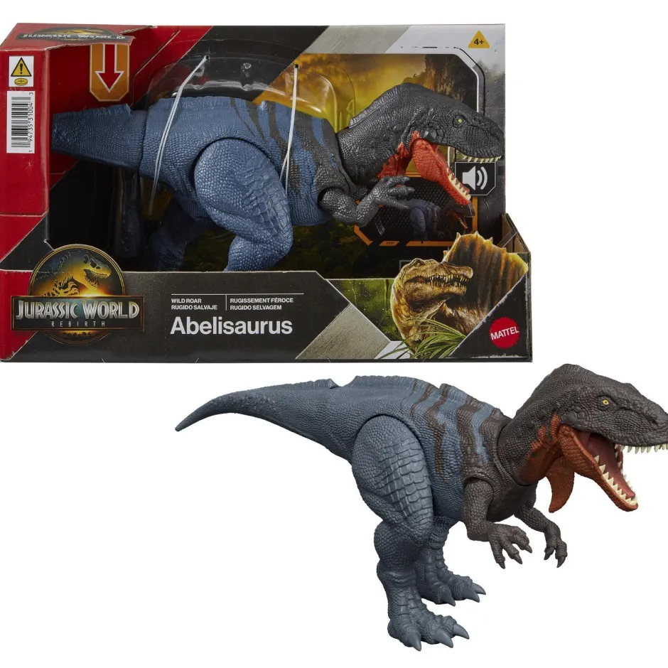 Dinosaure Abelisaurus sonore - saga Jurassic World renaissance^Mattel Sale