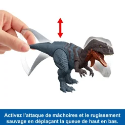 Dinosaure Abelisaurus sonore - saga Jurassic World renaissance^Mattel Sale