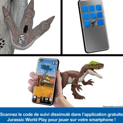 Dinosaure Aucasaurus sonore - saga Jurassic World renaissance^Mattel Discount