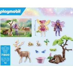 Duo de fées avec animaux de la forêt Starter Pack 71800^Playmobil New