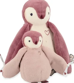 Duo De Peluches Manchots Roses Doux Et Rassurants Avec Rubans En C^Kaloo