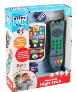 Duo High Tech : Téléphone et Télécommande - Infini fun^Varta Best