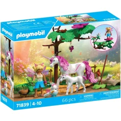Ecurie licorne magique : maman & poulain Magic Unicorn 71839^Playmobil Discount