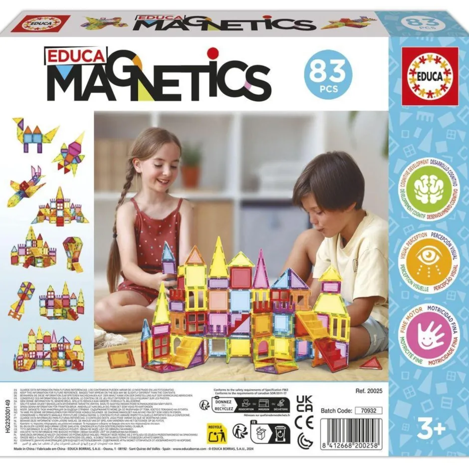 Educa magnetics 83 pièces - Construction en 3D^Educa Borras Best