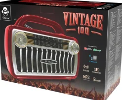 Enceinte Bluetooth Vintage 100 Avec Radio Fm^ Hot