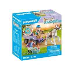 Enfants avec calèche et poney Horses of Waterfall 71496^Playmobil