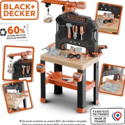 Etabli Bricolo Builder Black & Decker^Smoby Discount