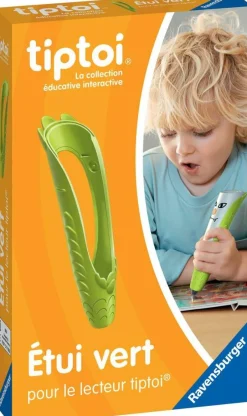 Etui vert pour stylo interactif Tip Toi^Ravensburger New