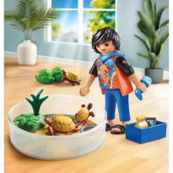 Famille de tortues dans un terrarium My Life 71748^Playmobil Outlet