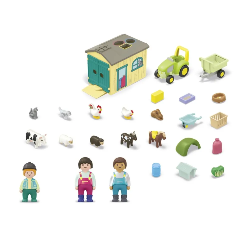 Ferme avec Tracteur Junior 71656^Playmobil Sale