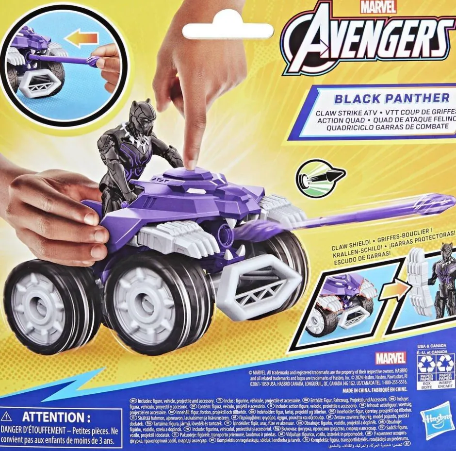 Figurine et véhicule Black Panther - Marvel Avengers^Hasbro Best