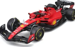 Formule 1 Ferrari 2023 Avec Casque À L'échelle 1/18^Bburago Hot