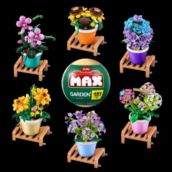 Garden plantes en pot - fleurs à construire MAX^Zuru Clearance