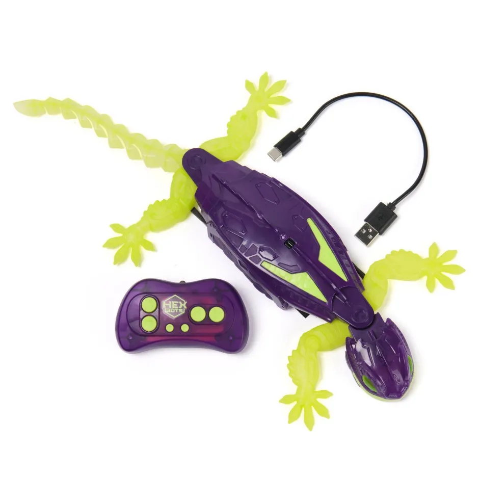 Gecko Glow in the dark Hex Bots radiocommandé^Varta Sale