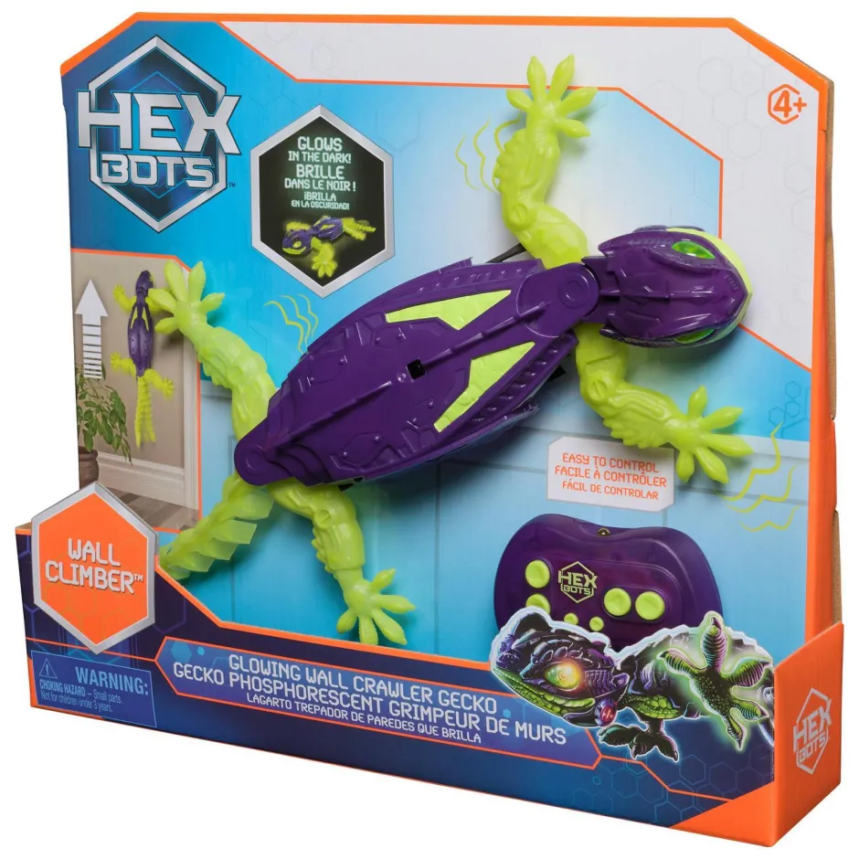 Gecko Glow in the dark Hex Bots radiocommandé^Varta Sale