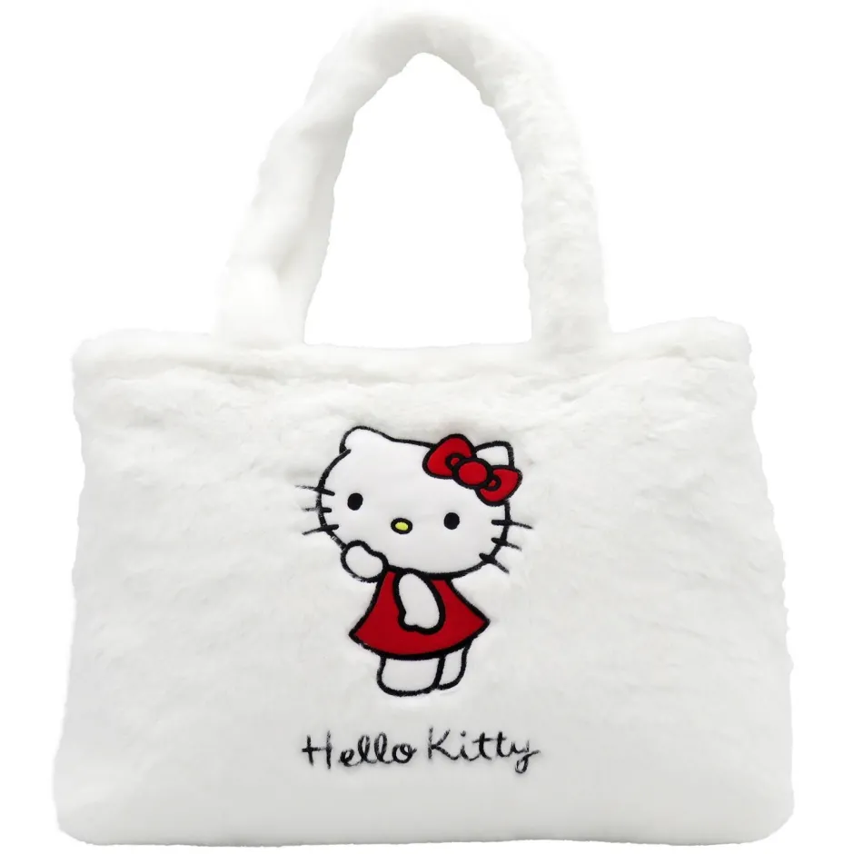 Grand sac bandoulière en peluche Hello Kitty^ Clearance