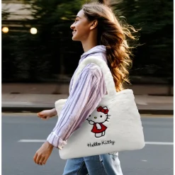 Grand sac bandoulière en peluche Hello Kitty^ Clearance