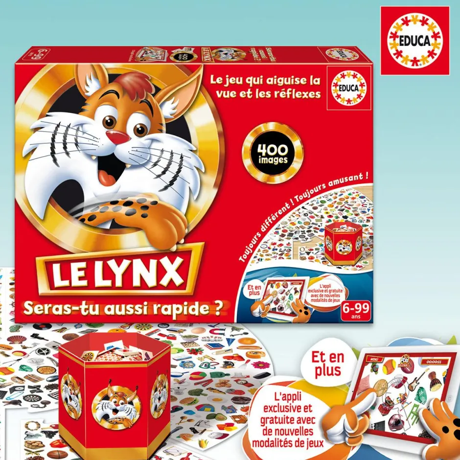 Jeu éducatif - Le Lynx avec application^Educa Borras Best