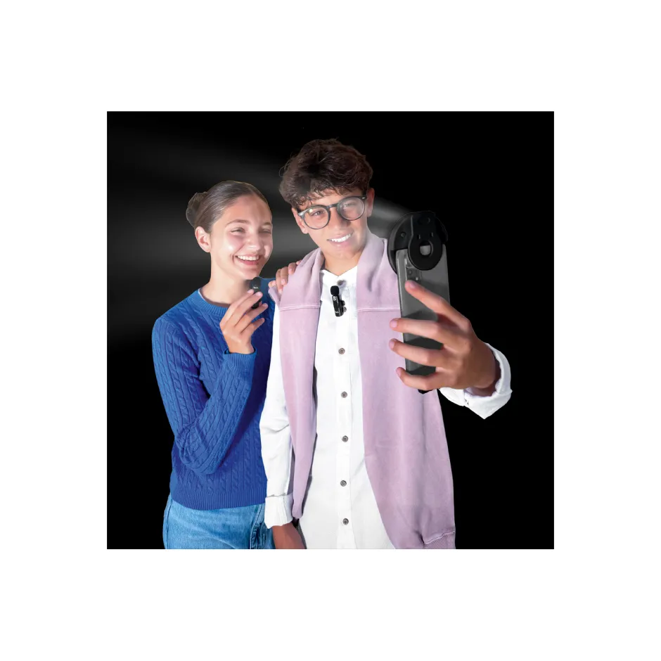 Kit réseau sociaux avec microphone cravate et anneau lumineux^Bontempi Outlet