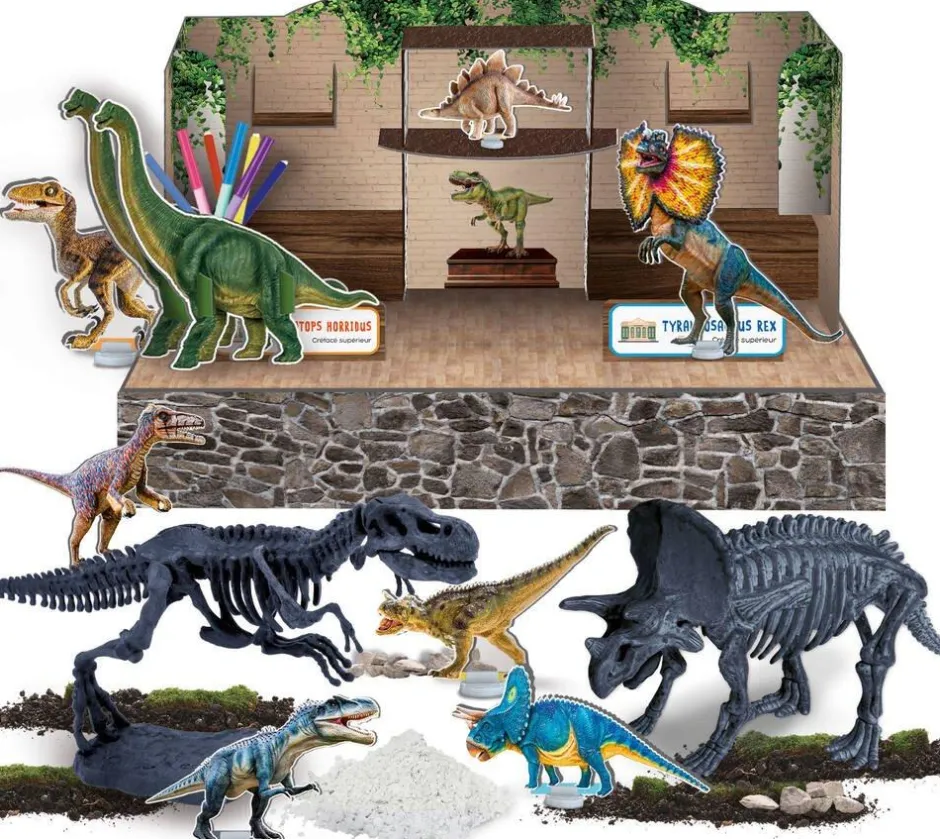 Kit Scientifique - Laboratoire De Paléonthologie 3 En 1^Lisciani Giochi Best