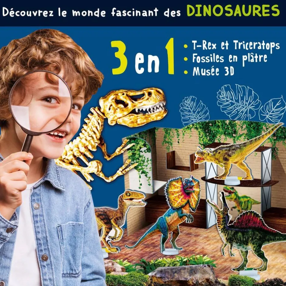 Kit Scientifique - Laboratoire De Paléonthologie 3 En 1^Lisciani Giochi Best