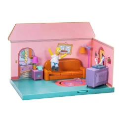 La maison des Simpsons - Diorama Salon avec figurine Homer^Jakks New