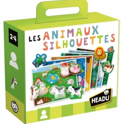 Les animaux silhouettes Montessori^Headu Online