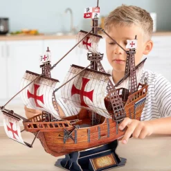Maquette 3D Explora 204 pièces - Bateau Santa Maria^MGM Online