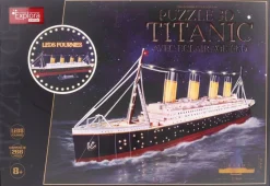 Maquette 3D Explora 266 pièces Titanic ave éclairage LED^MGM Hot
