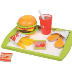 Menu enfant Fast Food en bois^L'Atelier du bois Online