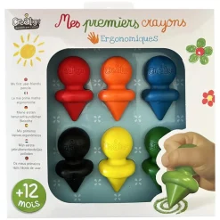 Mes 6 premiers crayons ergonomiques^Cru00e9a Lign Hot