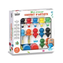Mon premier coffret d'artiste - crayons, feutres et peintures^Cru00e9a Lign Discount