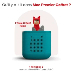 Mon premier coffret Toniebox 2 vert océan^tonies Discount