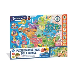 Mon puzzle de la France magnétique^Clementoni Best